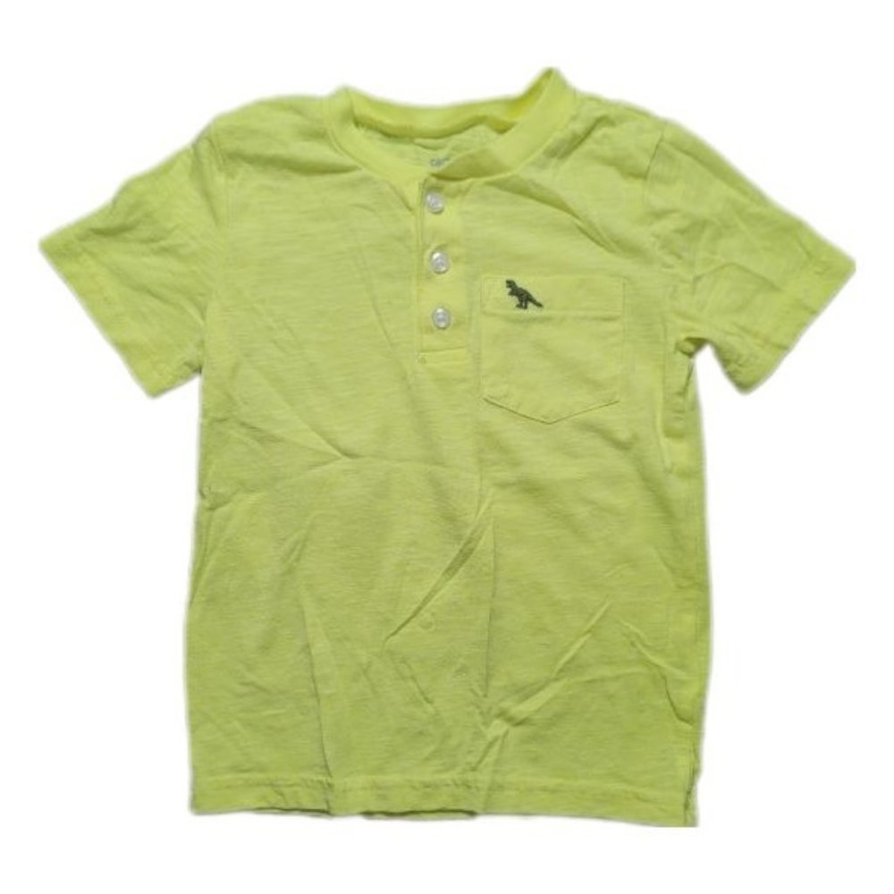 Carters, Three button tee shirt, 3T, Yellow